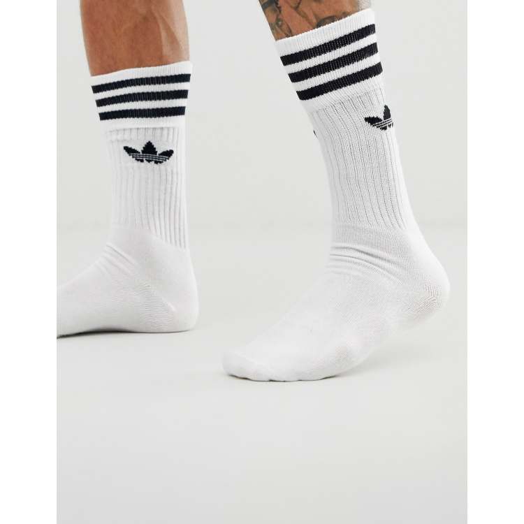 Adidas originals solid crew socks outlet