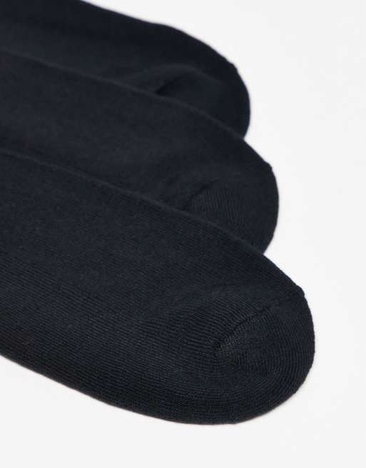 adidas Originals – adicolor – 3er-Pack Knöchelsocken in Schwarz mit Dreiblattlogo, 2 von 3