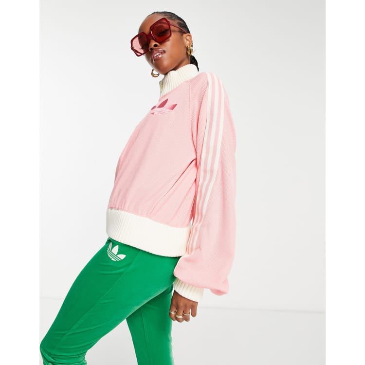 adidas Adicolor 70s Track Top ピンク adidas Originals - 'adicolor 70s' - Blouson trainingstop in roze