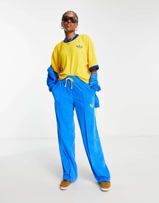 Adidas originals yellow t shirt deals
