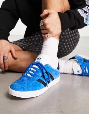 【adidas】Originals 'adicolor 70s' Gazelle スニーカー ♪ adidas Originals Adicolor 70s Gazelle sneakers in blue | ASOS