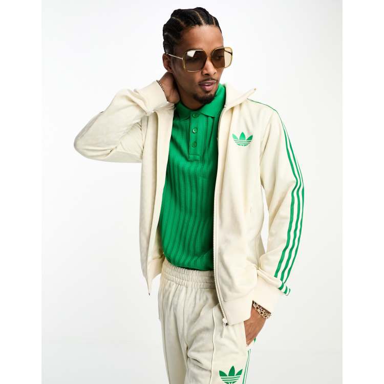 Veste adidas verte et blanche hotsell