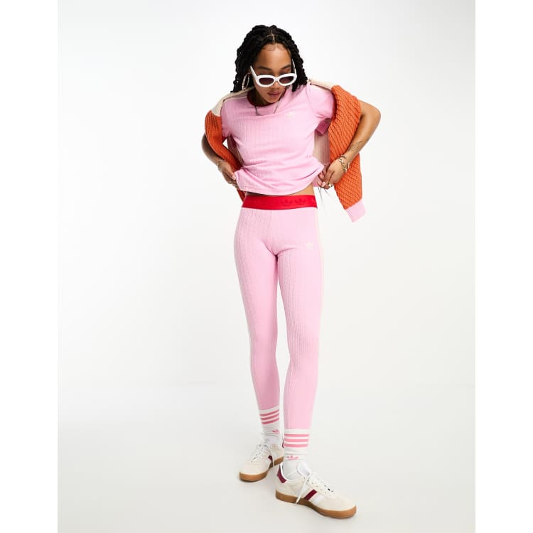 Adidas originals 70's saturday night discount fever graphic tights - women's