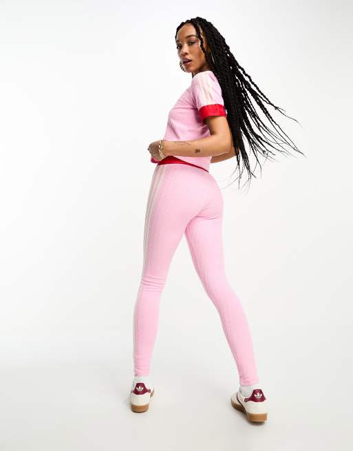 adidas Originals Adicolor 70s leggings in pink