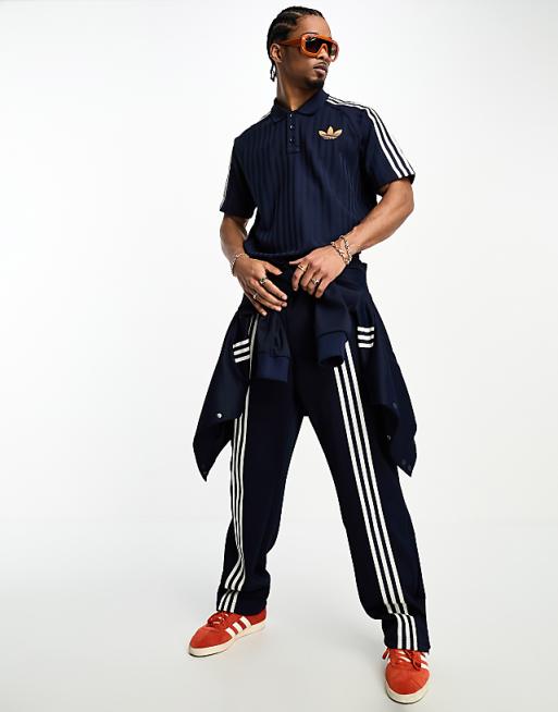 adidas Originals adicolor 70's short sleeve striped polo in adidas Originals adicolor 70's short sleeve striped polo in