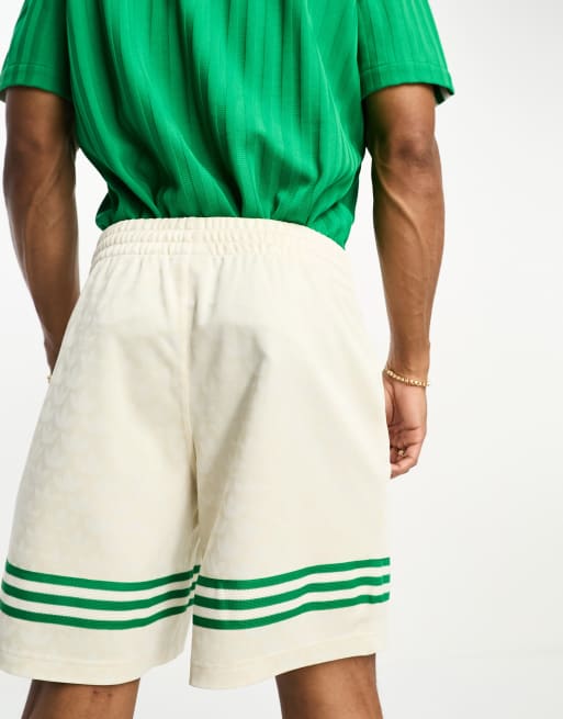 adidas Originals Adicolor 70s shorts in white