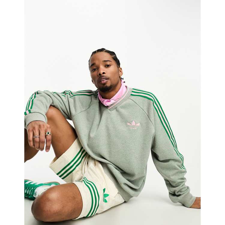 adidas Originals Adicolor 70s sweatshirt in green