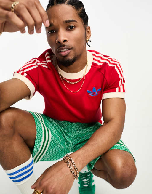 T shirt adidas rossa discount