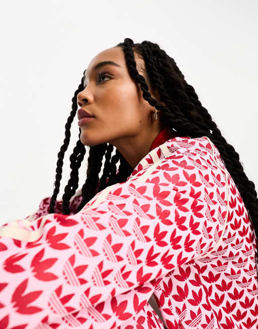 adidas Originals Adicolor 70s track jacket in pink | ASOS