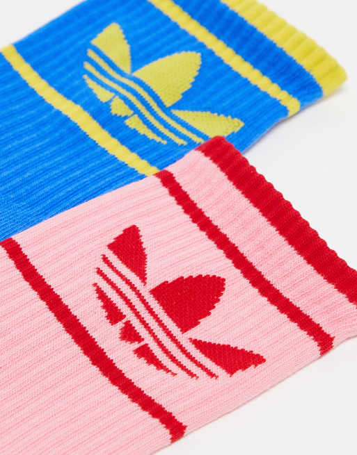Adidas color 2 pack crew on sale
