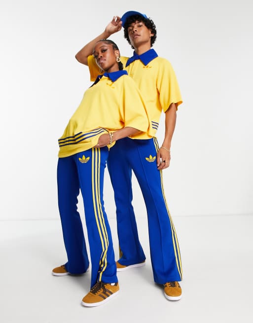adidas Originals adicolor 70s Unisex gebreide polo in geel