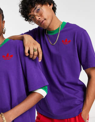 purple 70s shirt