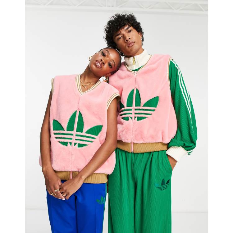 adidas Originals adicolor 70s flared pants in green