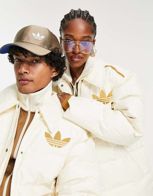 Monogram adidas jacket sale