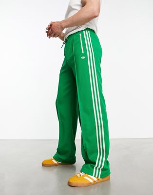 adidas Originals superstar track pant in green, ASOS