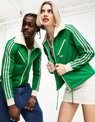 adidas Originals adicolor 70's unisex Montreal tracktop in green