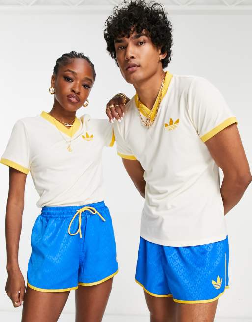 adidas Adicolor 70s Knit Polo - Gold