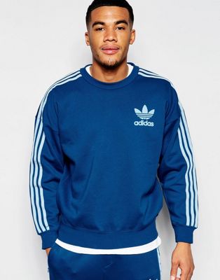adidas Originals adicolor 90s Fit Sweatshirt In Blue B10662 | ASOS
