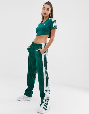 pantaloni adidas verdi