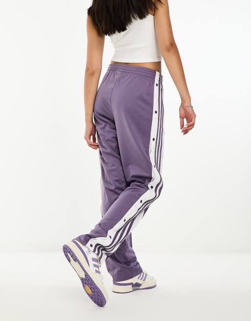 adidas Originals adicolor adibreak side logo track pants in lilac