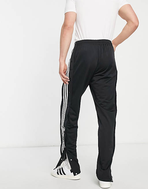 Avenue Ofte talt laser adidas Originals - Adicolor Adibreak - Sorte bukser med 3 striber | ASOS