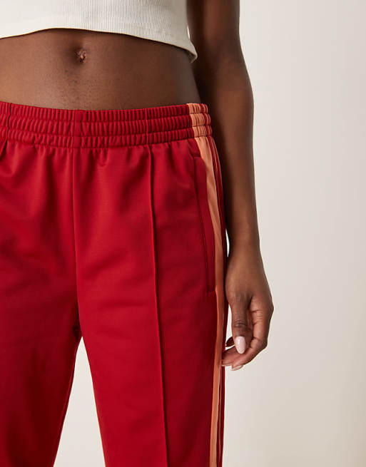 adidas Originals Adicolor Adibreak track pants in burgundy adidas Originals Adicolor Adibreak track pants in burgundy