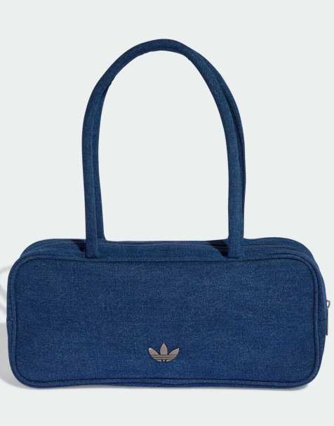 adidas Originals - Adicolor - Airliner - Langwerpige denim tas in licht denim - view 1