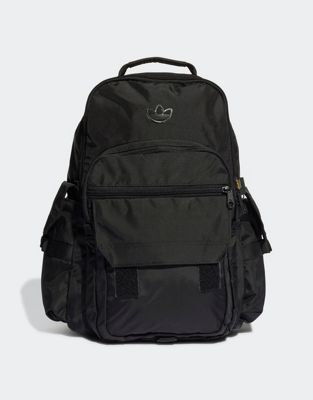 adidas Originals adicolor backpack with side pockets in black