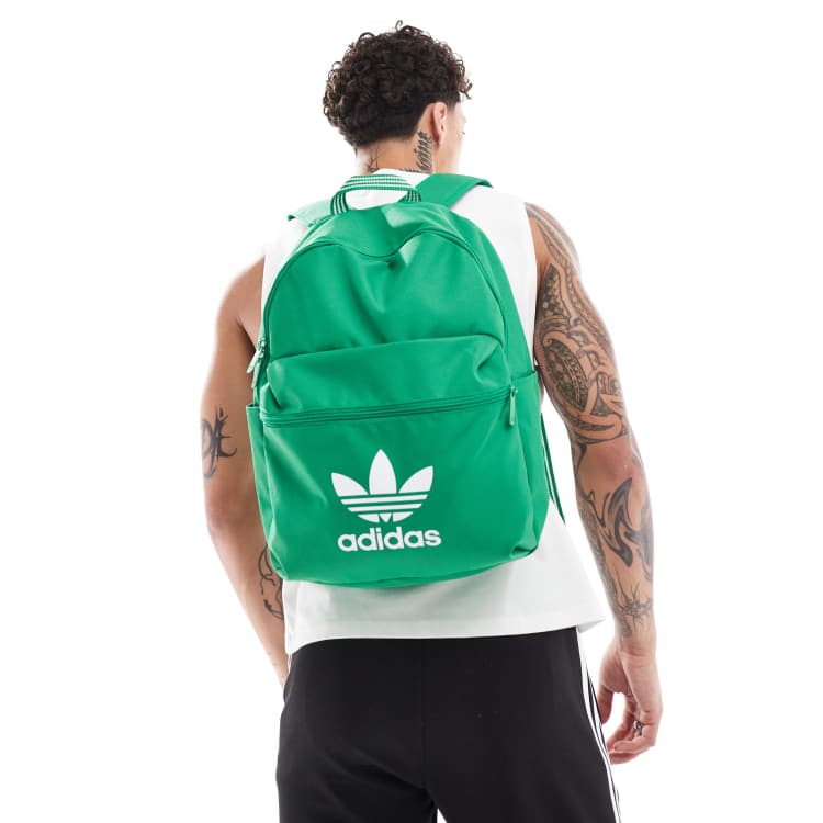 adidas Originals Adicolor backpack in green ASOS