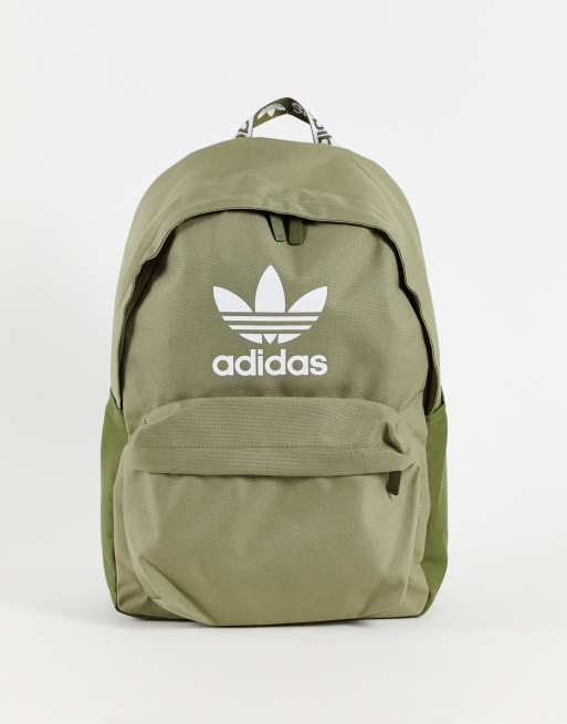 adidas Originals adicolor backpack in khaki