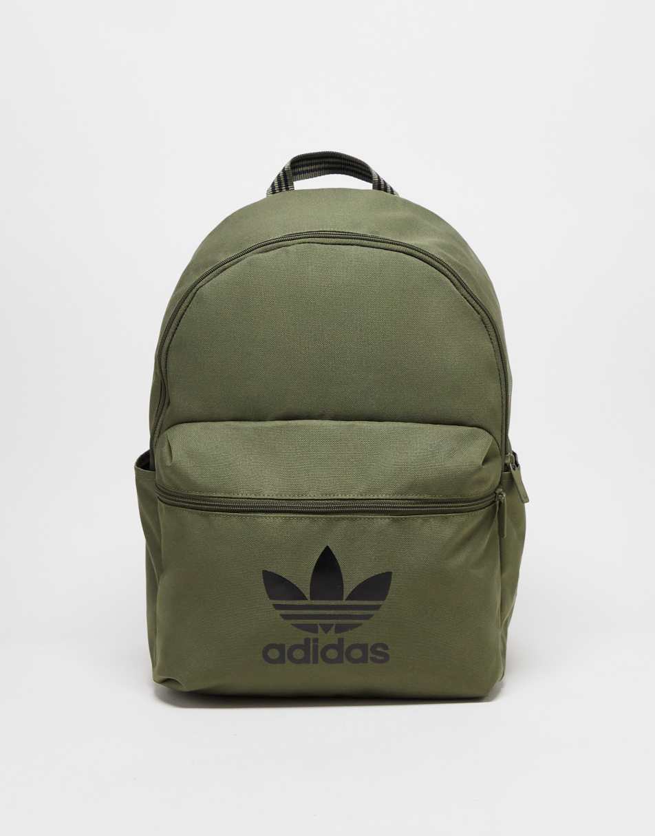 adidas Originals adicolor backpack in olive strata