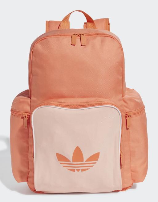 adidas Originals Adicolor backpack in semi coral