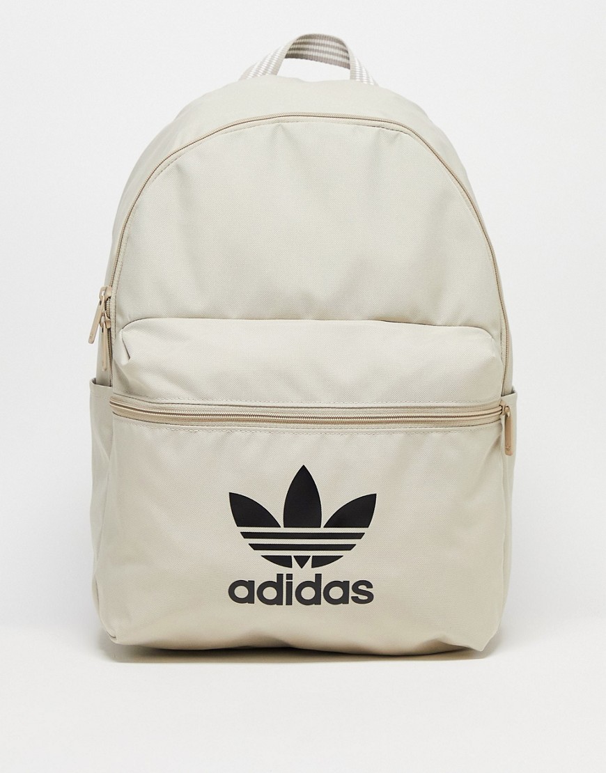 adidas Originals adicolor backpack in wonder beige-Neutral