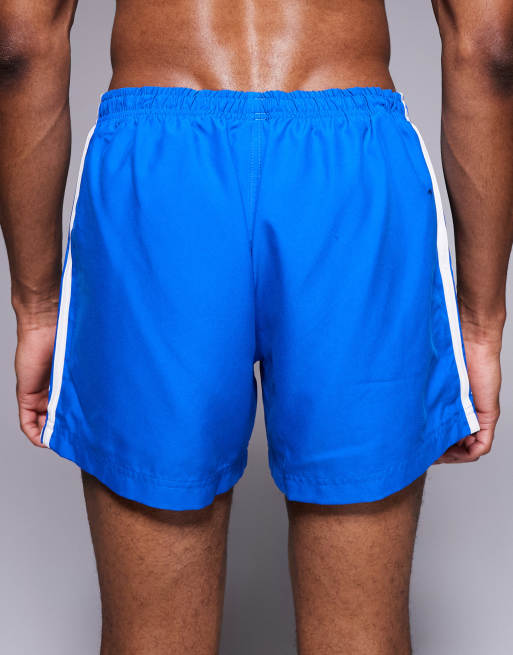 adidas Originals – Adicolor – Badeshorts in Blau, 4 von 5