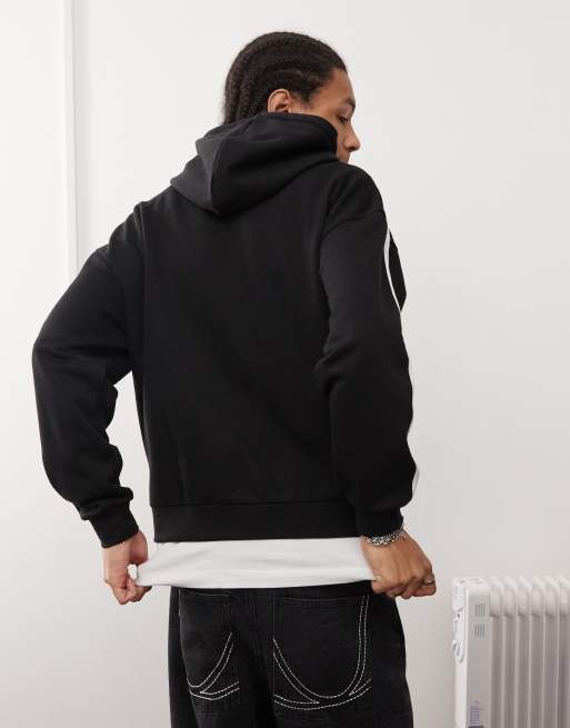adidas Originals Adicolor Baggy Fit Hoodie in black ASOS