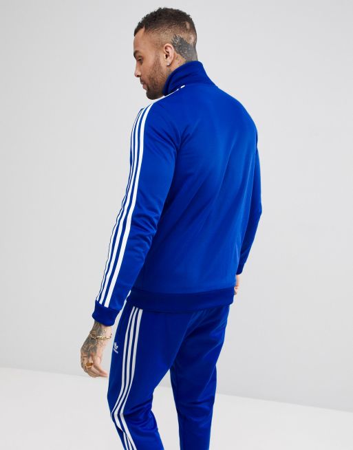 Adidas beckenbauer blauw clearance