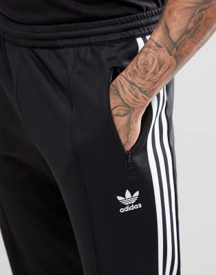 adidas beckenbauer tracksuit black