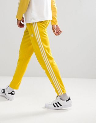 yellow adidas joggers