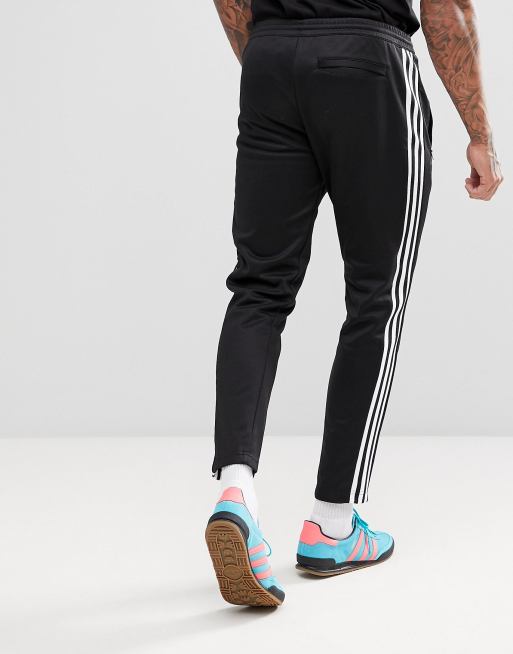 natuurlijk Veroveren Paragraaf adidas Originals - adicolor Beckenbauer - Skinny-fit joggingbroek in zwart  | ASOS