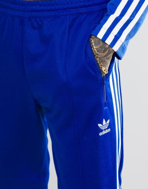 adidas Originals adicolor Beckenbauer Sweatpants In Skinny Fit In Blue CW1271