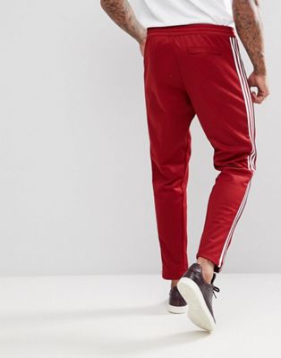 adidas Originals adicolor Beckenbauer Sweatpants In Skinny Fit In Burgundy  CW1270 | ASOS
