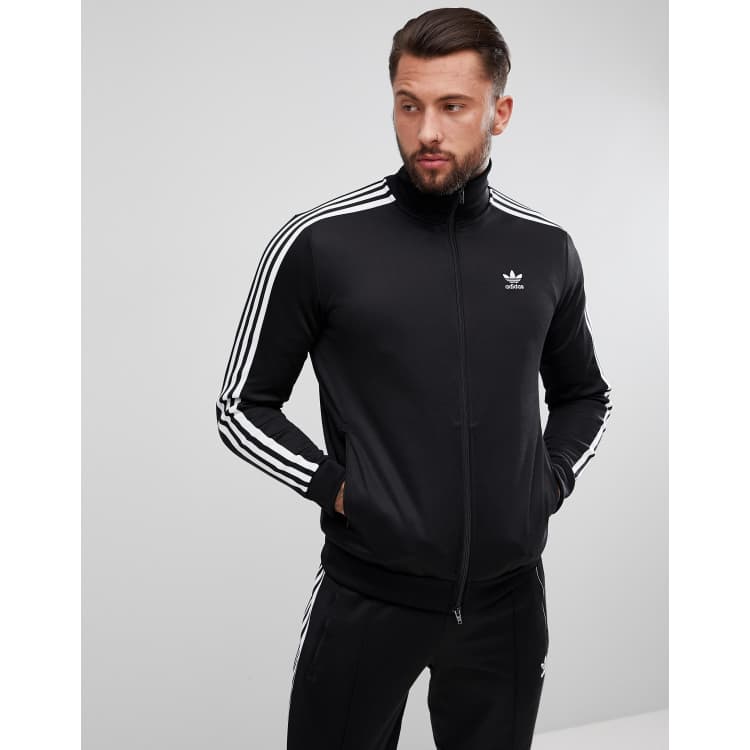 Adidas originals adicolor beckenbauer track jacket in black cw125 hot sale