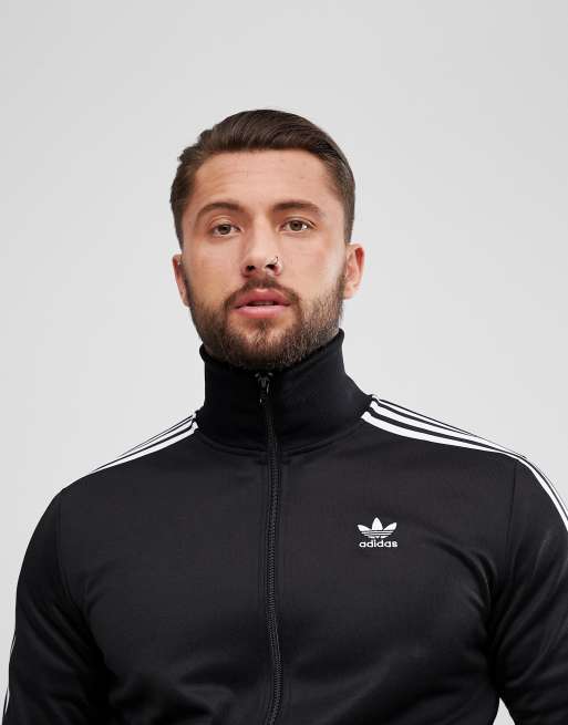 Adidas originals adicolor beckenbauer track jacket in black cw125 sales