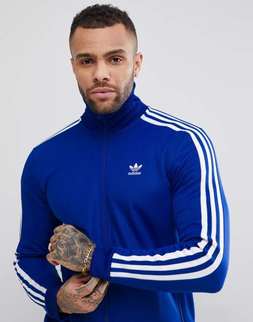 adidas Originals adicolor Beckenbauer Track Jacket In Blue CW1252