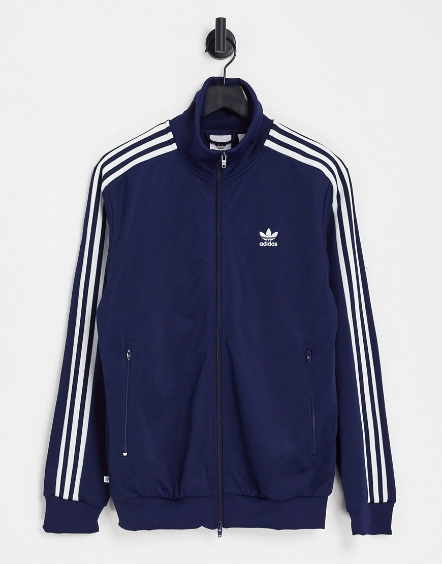 Adidas Originals adicolor Beckenbauer track jacket in navy