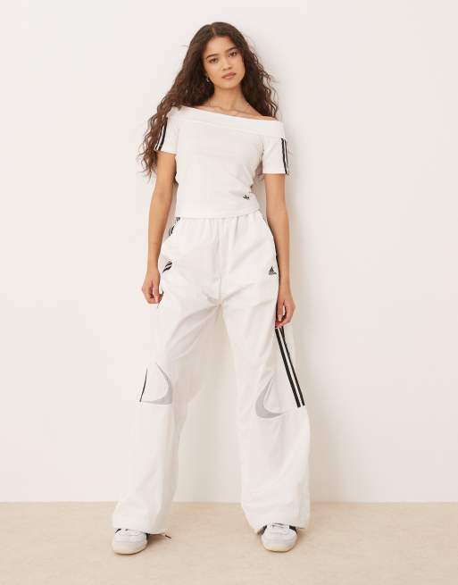 adidas Originals – Adicolor – Biały T-shirt z krótkimi
