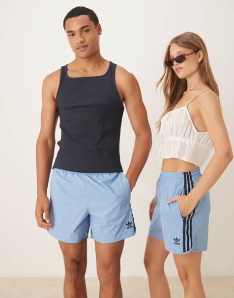 adidas Originals - Adicolor - Blå sprinter-shorts - view 1