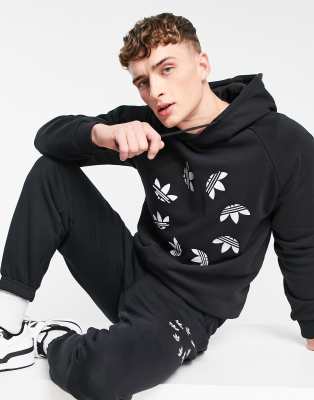 Adidas Originals Adicolor Bold Hoodie In Black | ModeSens