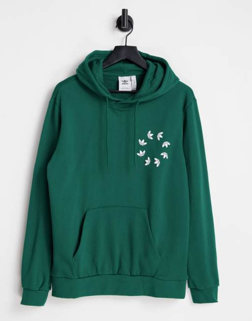 Shop Adidas Collegiate Badge Hoodie IL2354 green