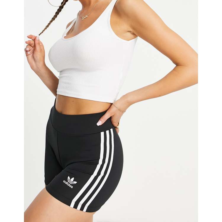 adidas Originals adicolor booty shorts in black | ASOS